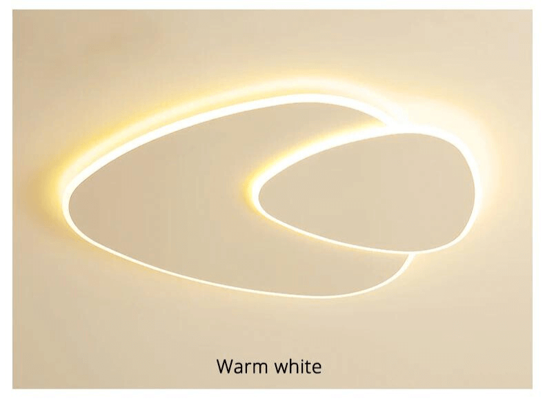 Moderne LED Loftlampe – Elliptisk