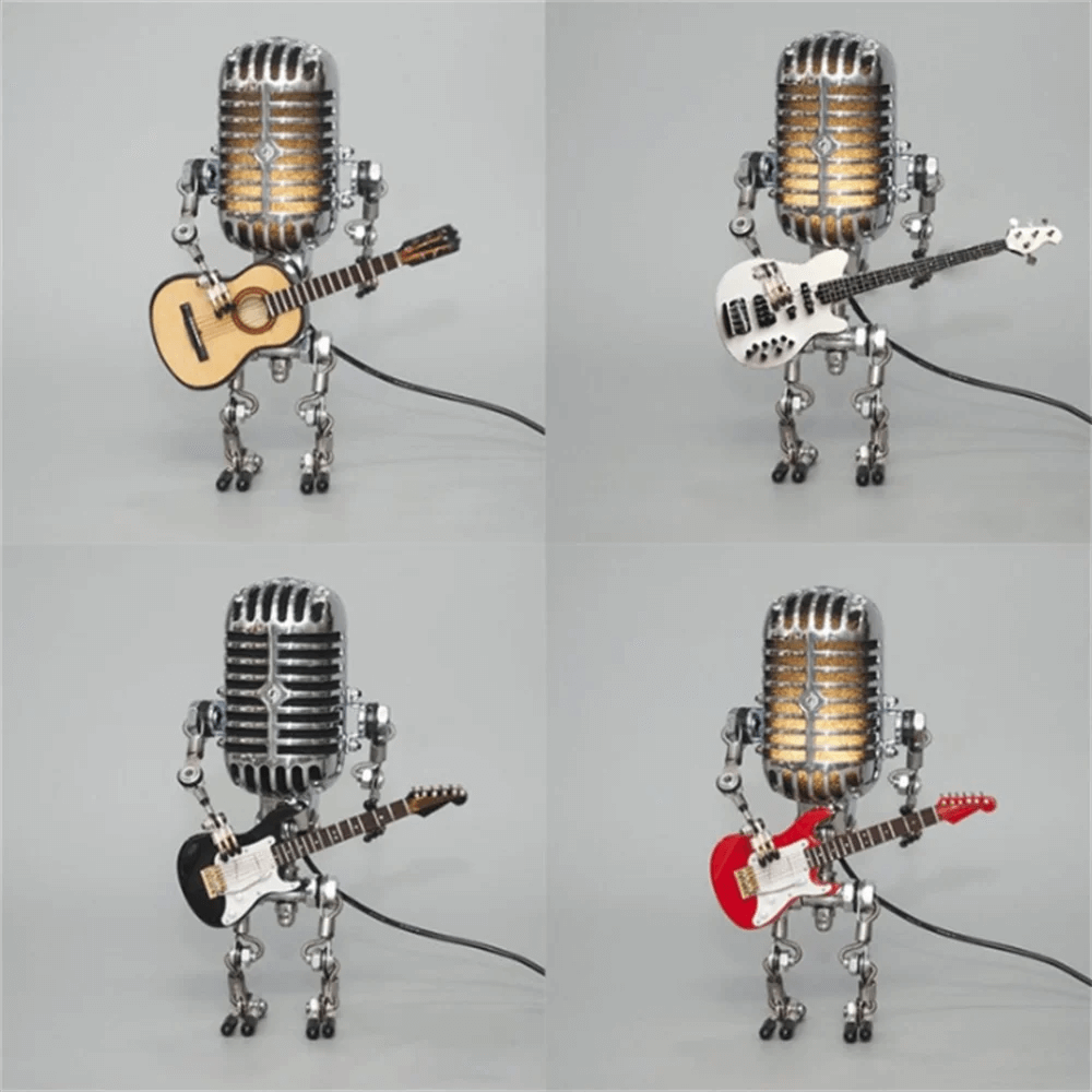 Guitar Lampe - Bordlampe med guitar-tema