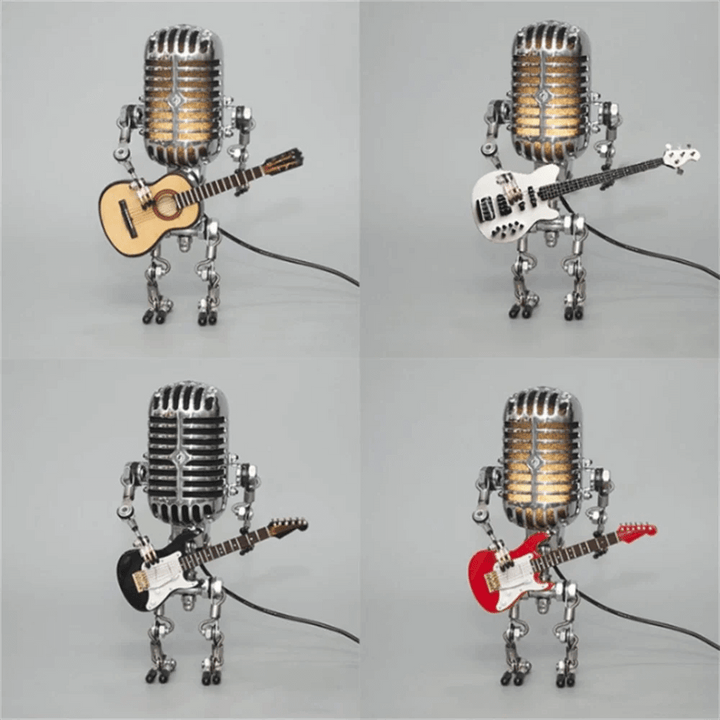 Guitar Lampe - Bordlampe med guitar-tema