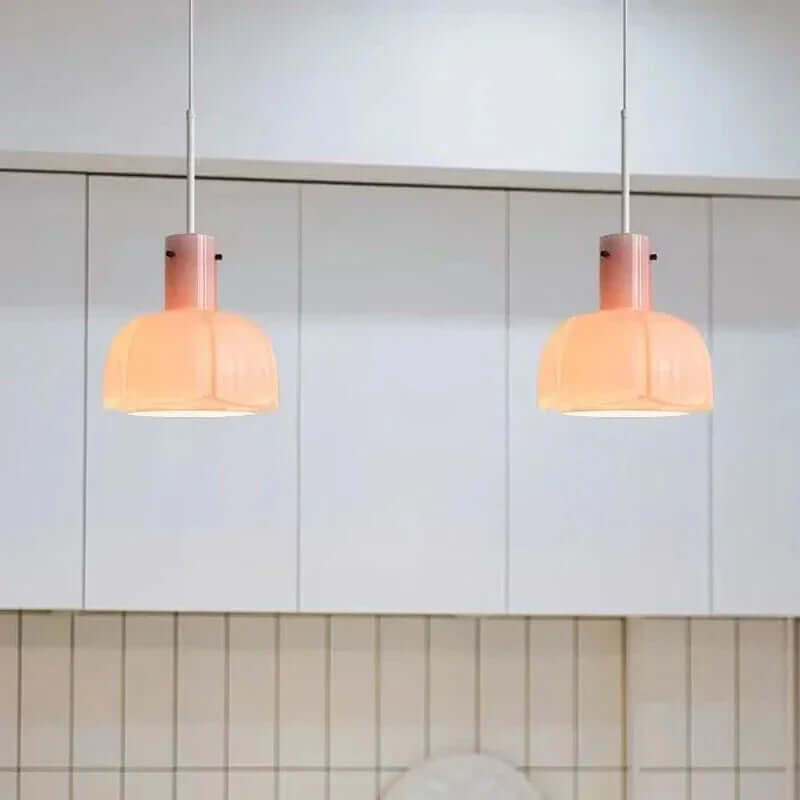 Moderne nordisk glas pendellampe