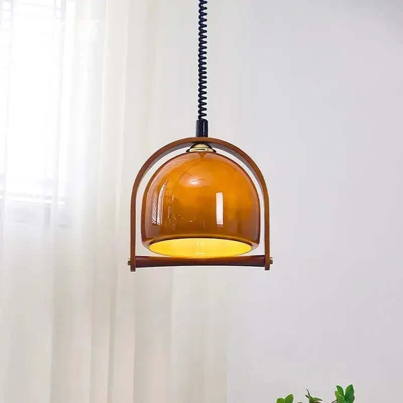Bauhaus-stil lampe i træ