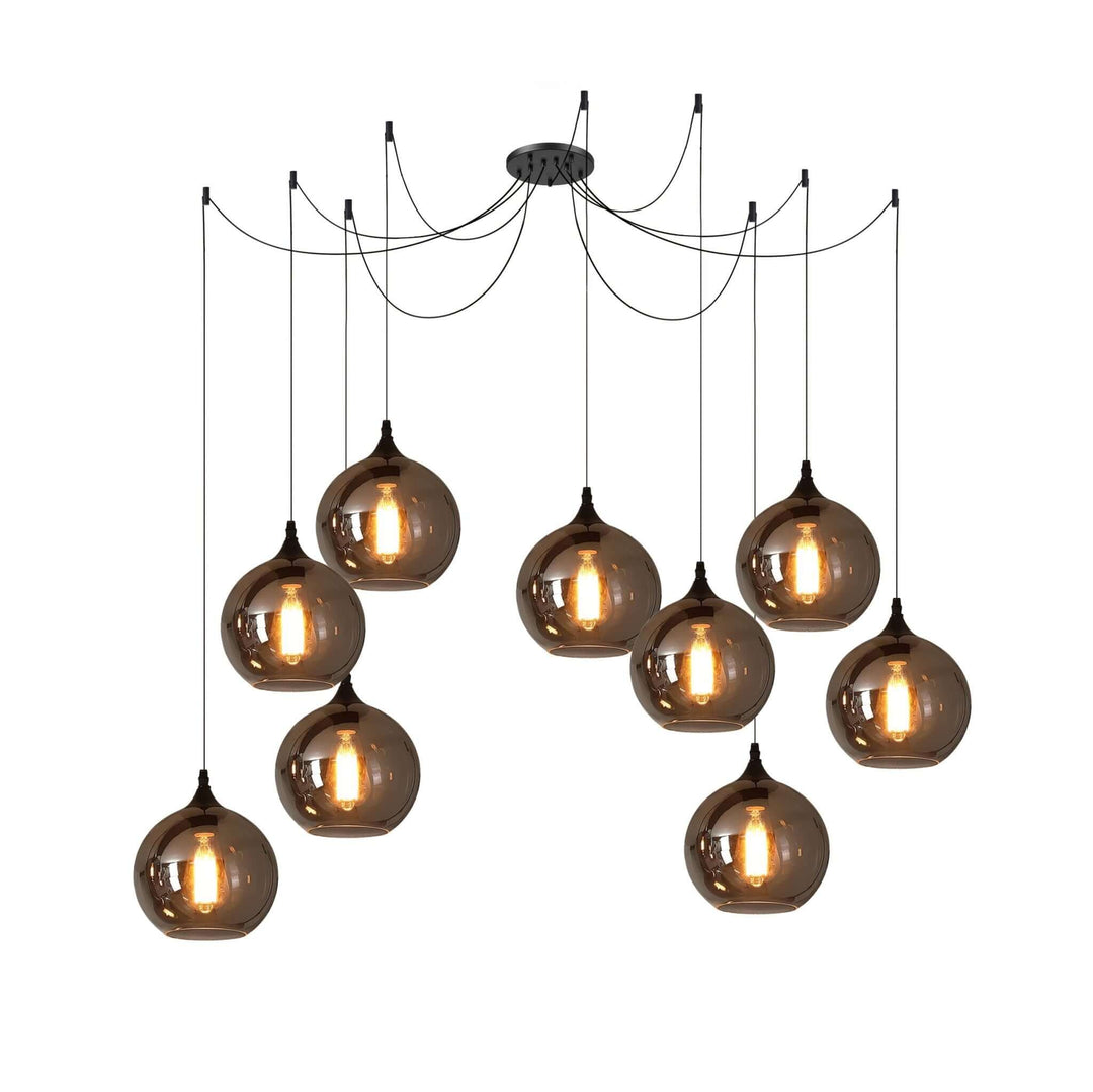 Moderne Glasflaske Pendellampe