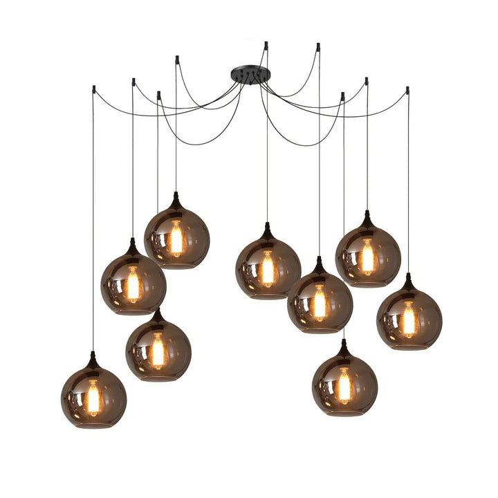 Moderne Glasflaske Pendellampe