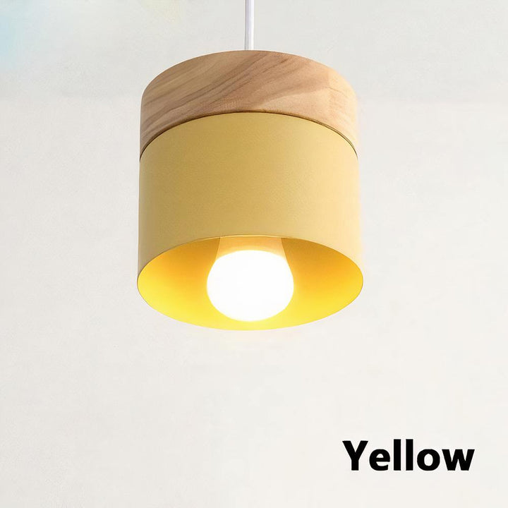 Elegant Træ Pendel - Børneværelse Natbordlampe