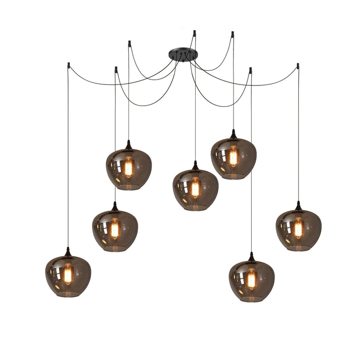 Moderne Glasflaske Pendellampe