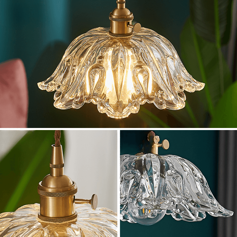 Pendellampe / Loftlampe med Metalldetaljer