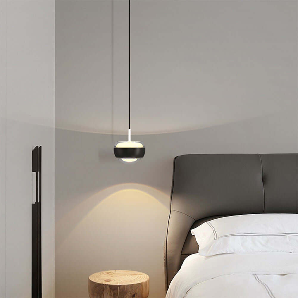 Halvcirkel LED loftlampe, moderne design