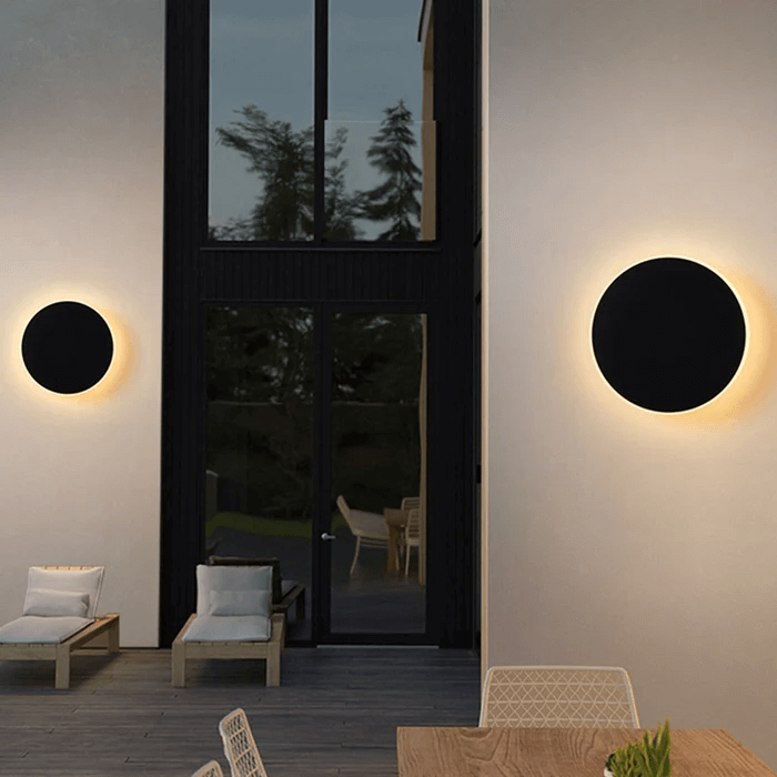 Minimalistisk LED-udendørs væglampe
