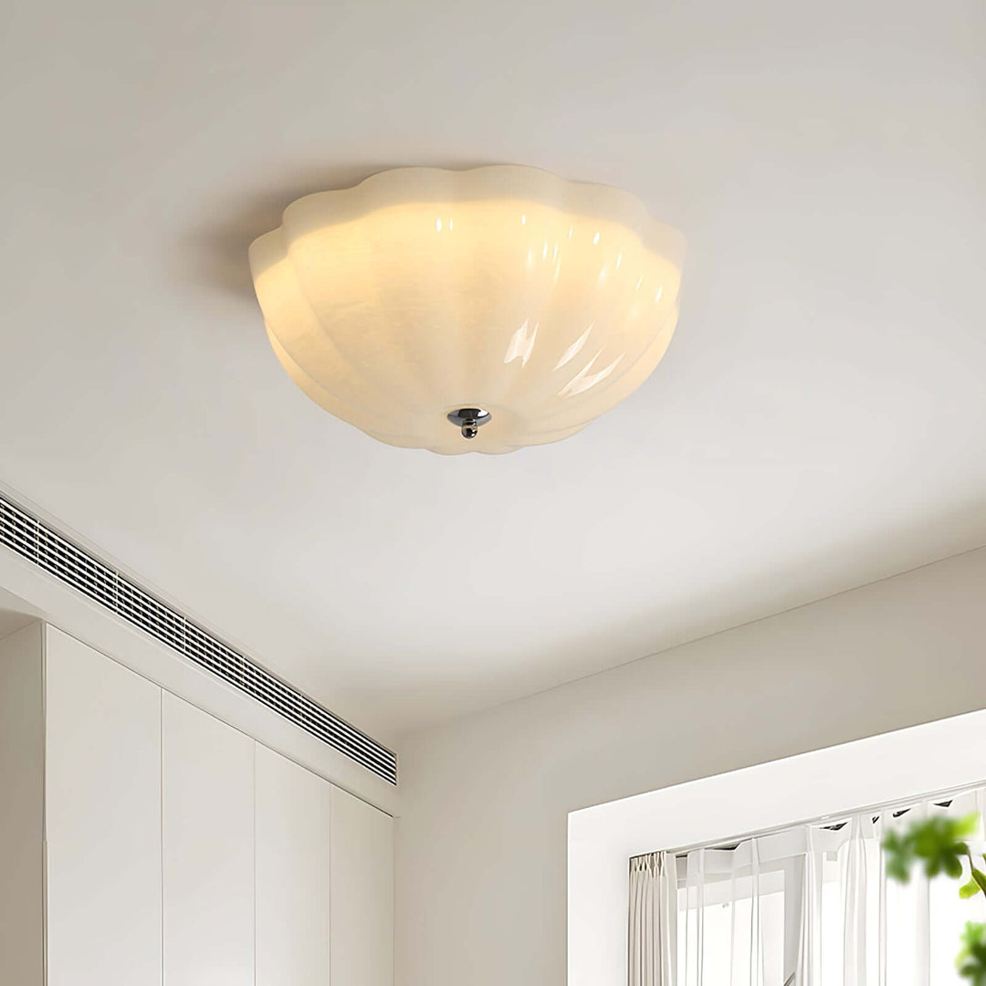 Moderne Opal Glas Loftlampe - Blødt og Diffust Lys