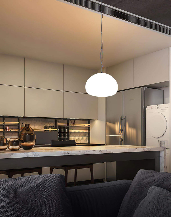 Moderne pendelampe – blødt lys