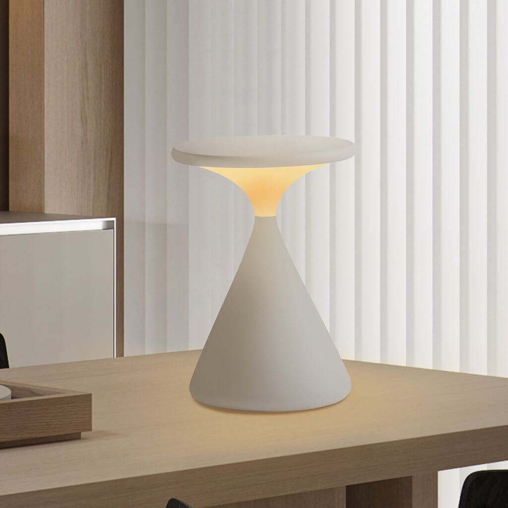 Trådløs bordlampe - timeglasmodel