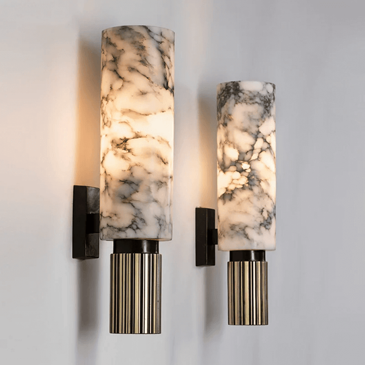 Kold og klar belysning fra marmor lampe