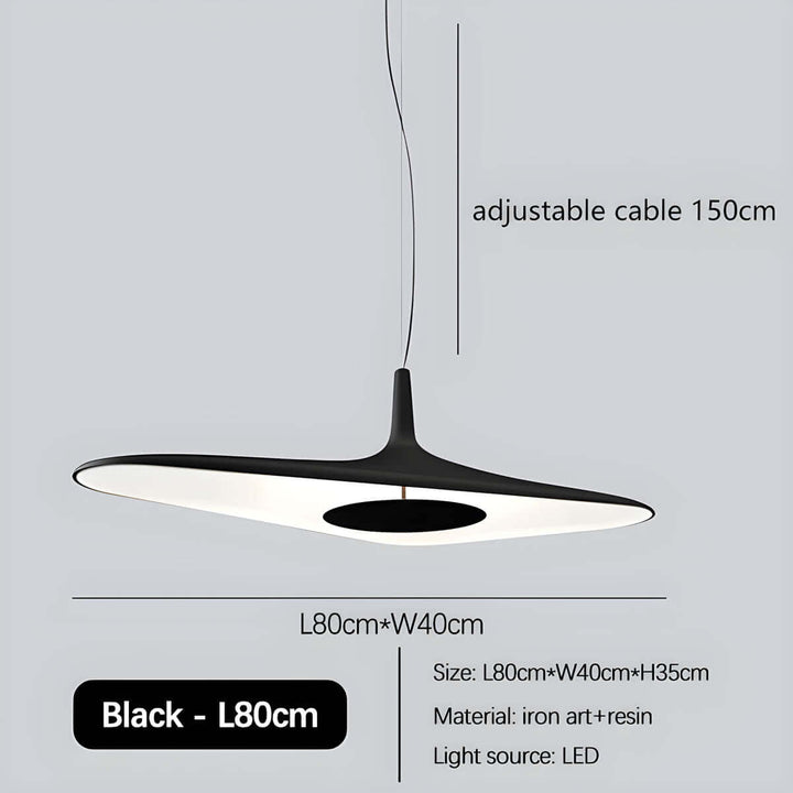 Unik loftlampe - 80 cm