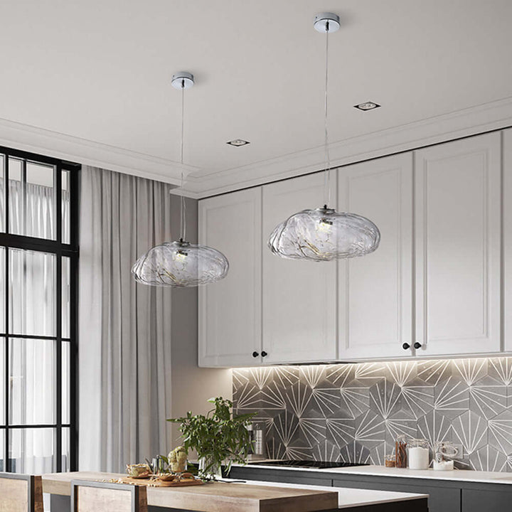 Moderne glas pendel