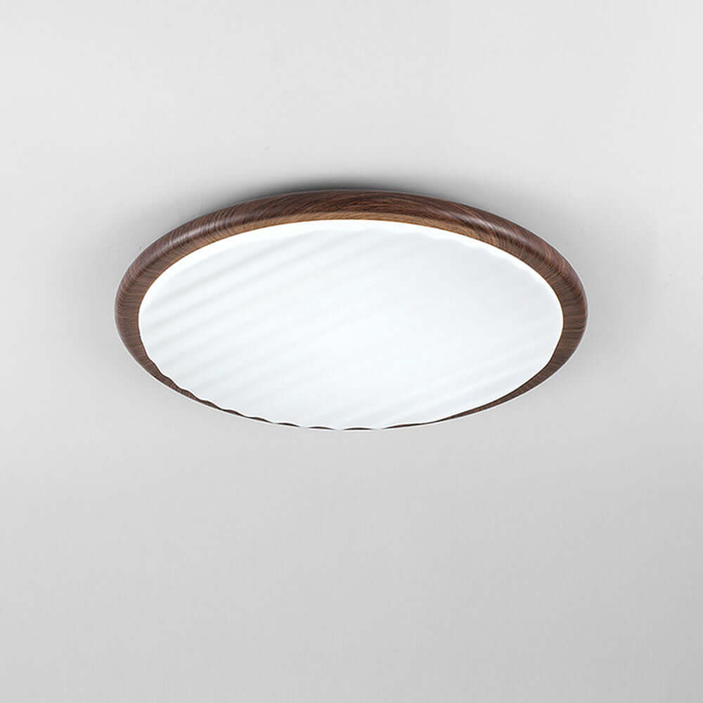 Moderne LED loftlampe til soveværelset - Træ, foldbart design