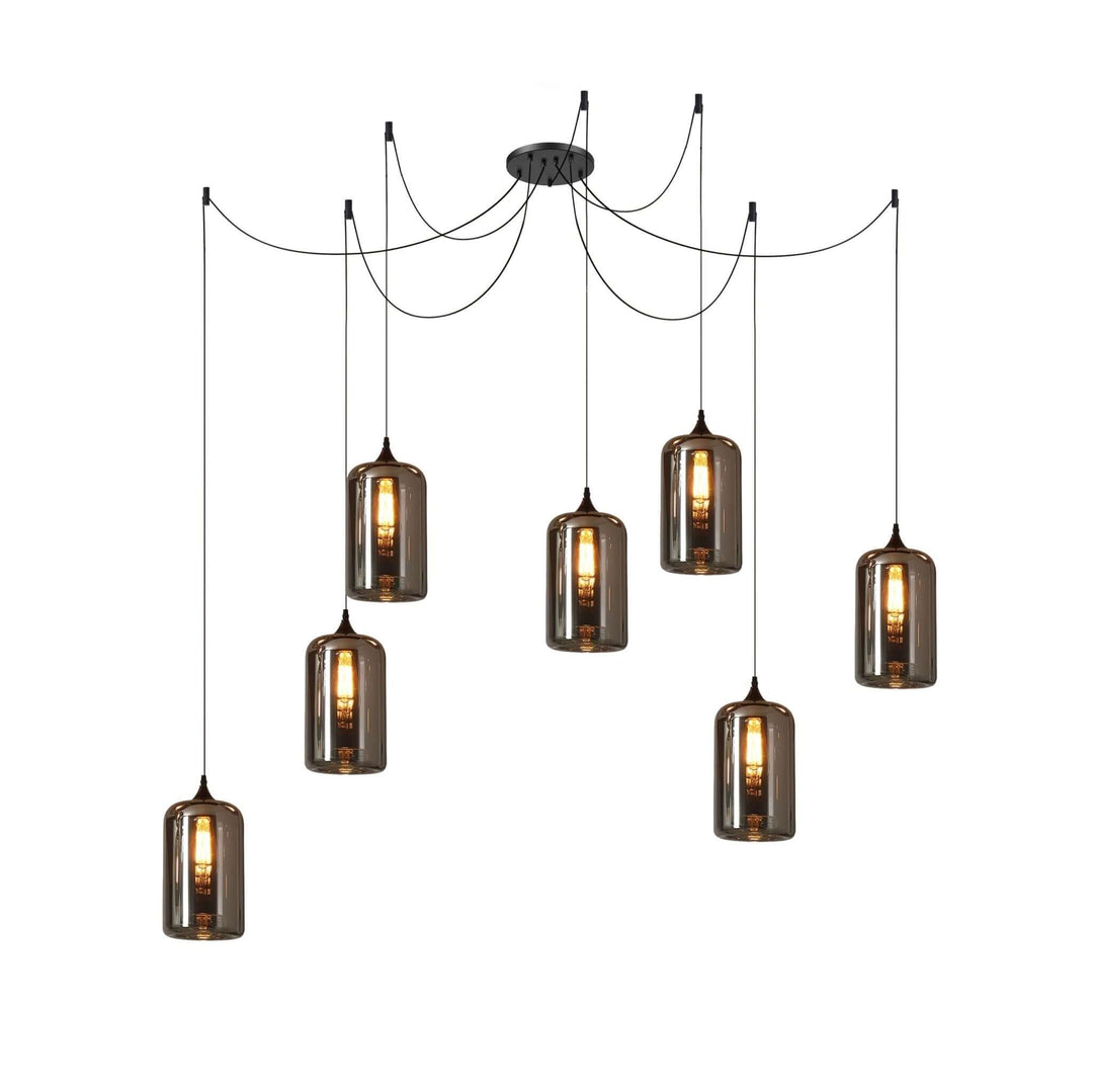 Moderne Glasflaske Pendellampe