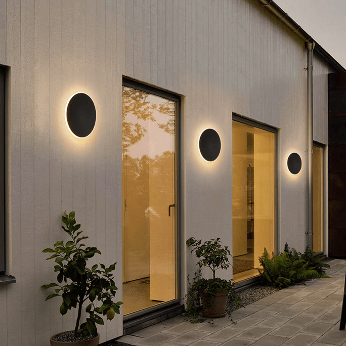 Minimalistisk LED-udendørs væglampe