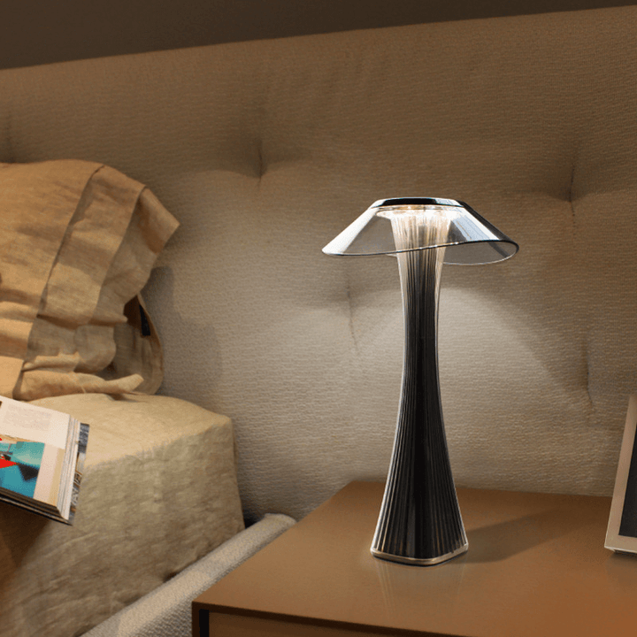 Krystallampe - LED bordlampe i diamantdesign