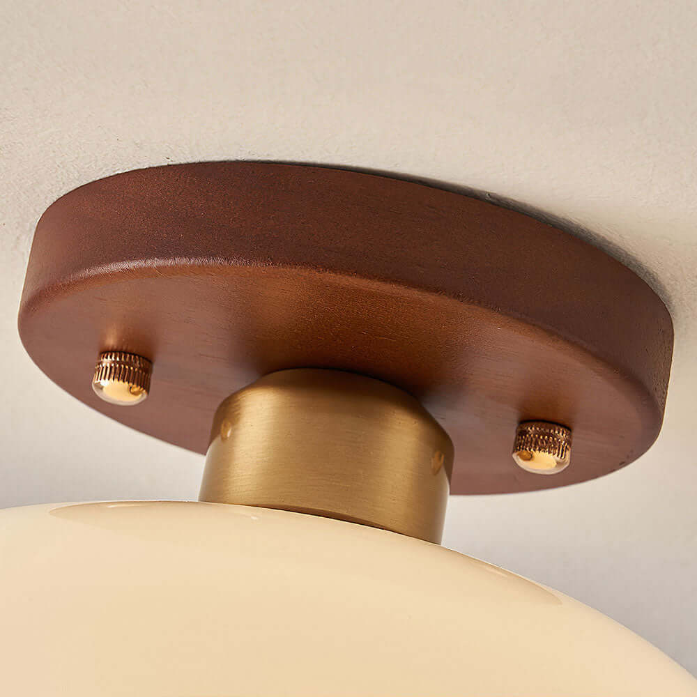 Hvid vintage lille loftslampe til entréen