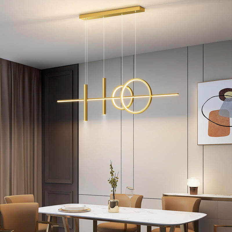 Moderne loftlampe til spisestuen