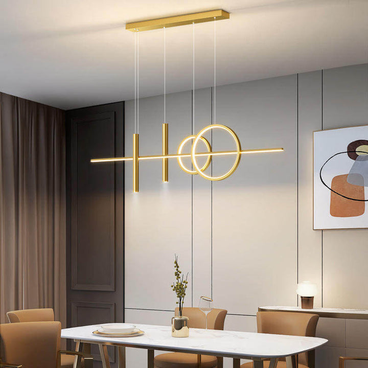 Moderne loftlampe til spisestuen