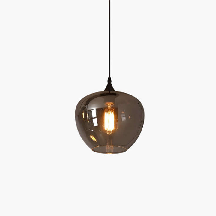 Moderne Glasflaske Pendellampe