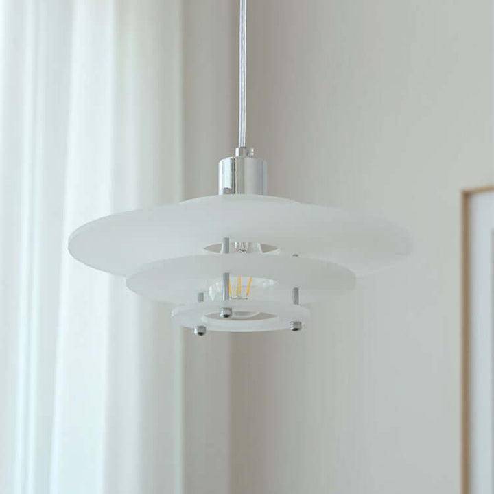 Moderne UFO-formet pendellampe, vintage stil