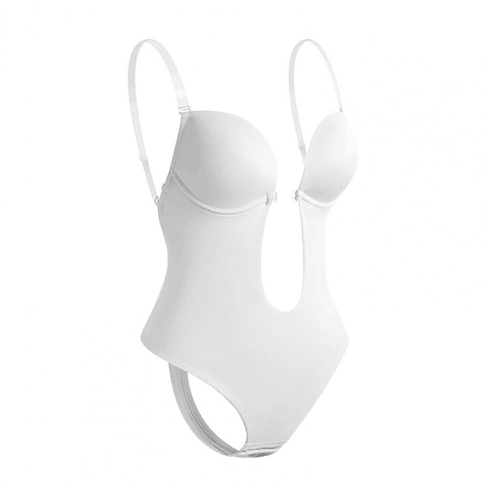 Fejlfri og slankende silhuet med denne dame shapewear bodysuit. Dyb V-hals, usynlig under tøj.
