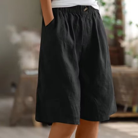 Sæt af casualshorts i forskellige farver med elastisk talje for sommerkomfort.
