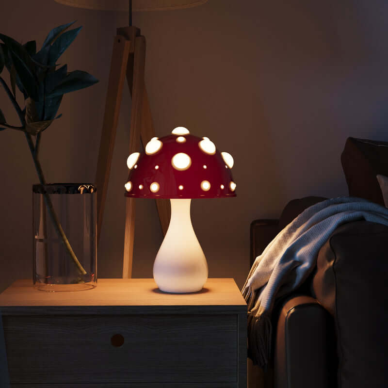 Bordlampe med justerbar varm LED