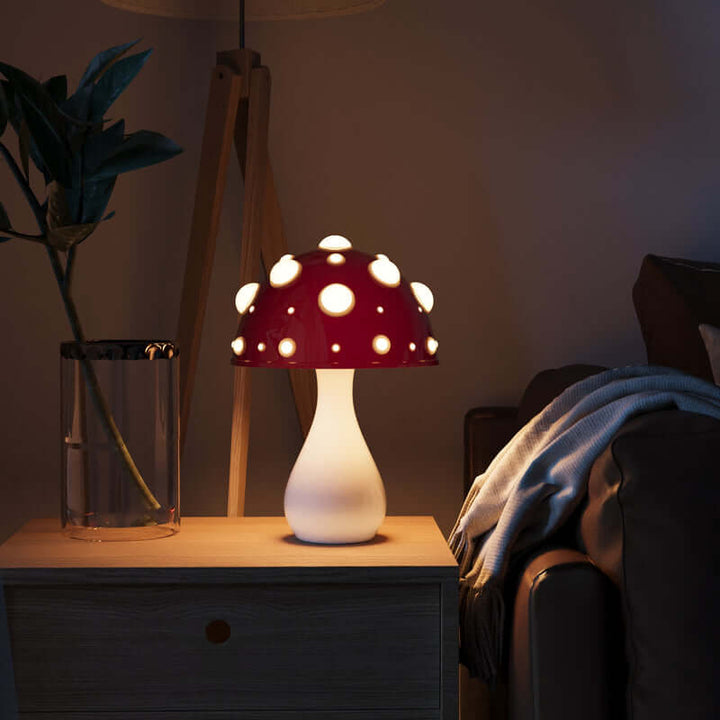 Bordlampe med justerbar varm LED