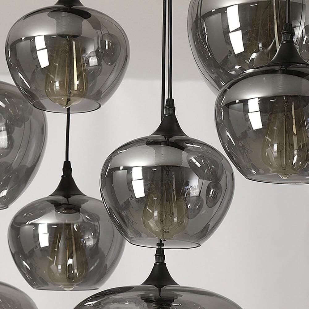 Moderne Glasflaske Pendellampe