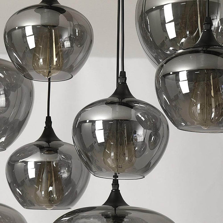 Moderne Glasflaske Pendellampe
