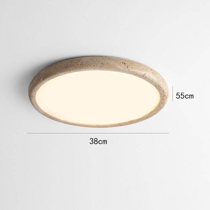 LED loftlampe i natursten
