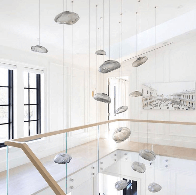 Moderne glas pendel