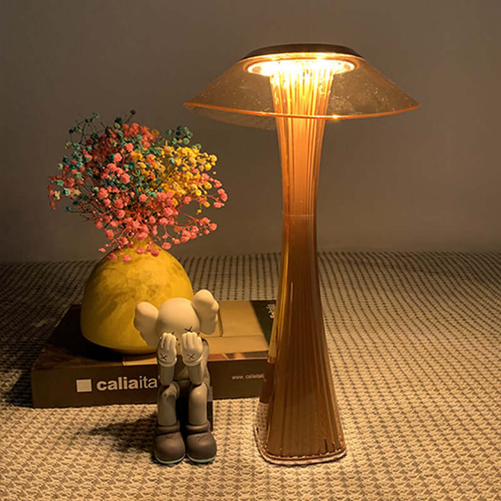 Krystallampe - LED bordlampe i diamantdesign