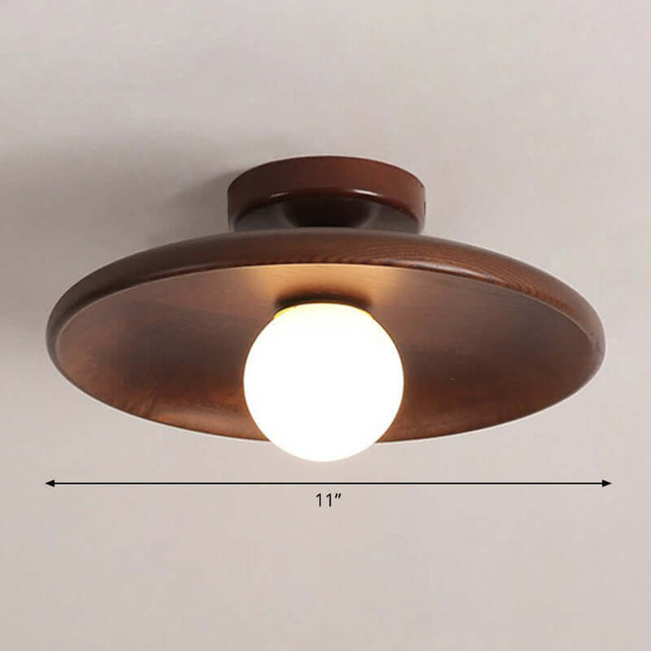 Lavloftet skålformet loftslampe