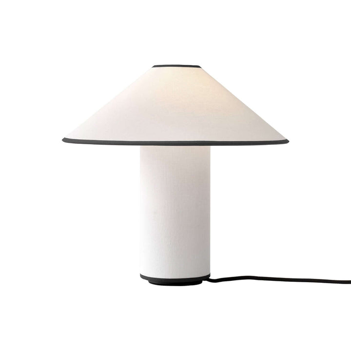 Moderne bordlampe med blødt lys