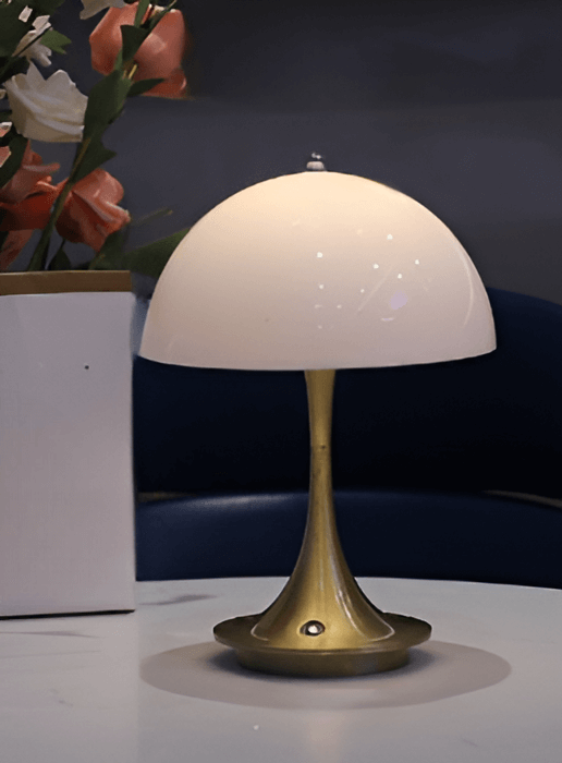 Moderne bordlampe med dæmpningsfunktion