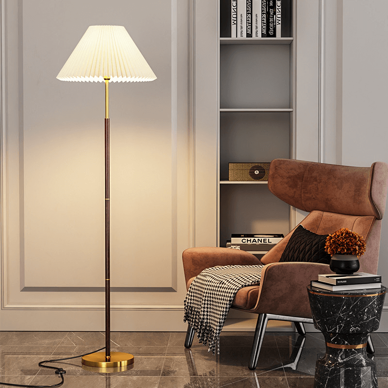 Moderne Rispapirlampe - Gulvlampe