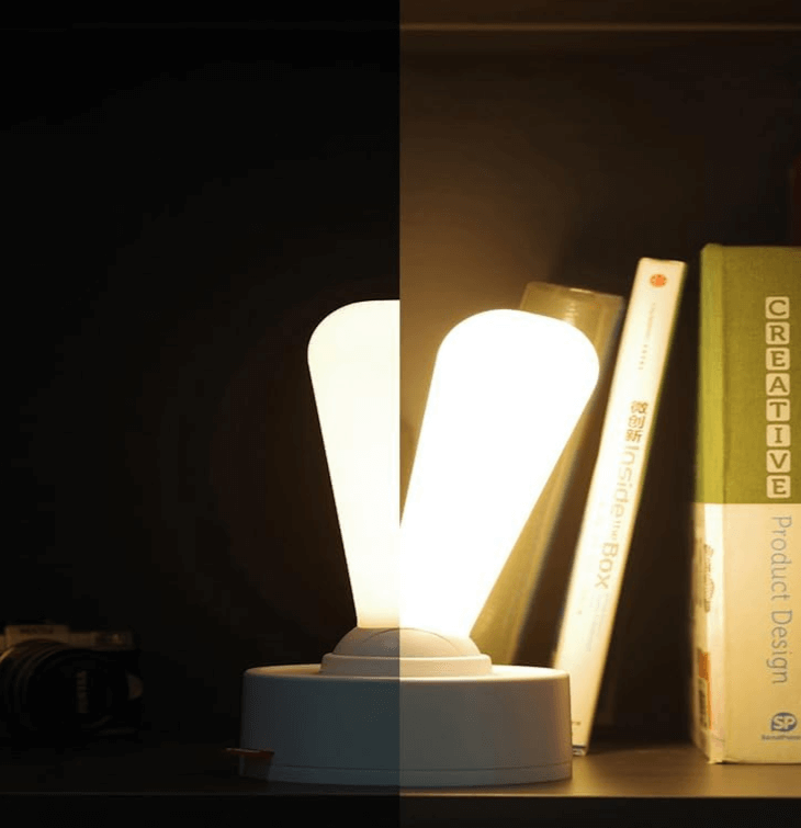 Retro bordlampe med vippekontakt