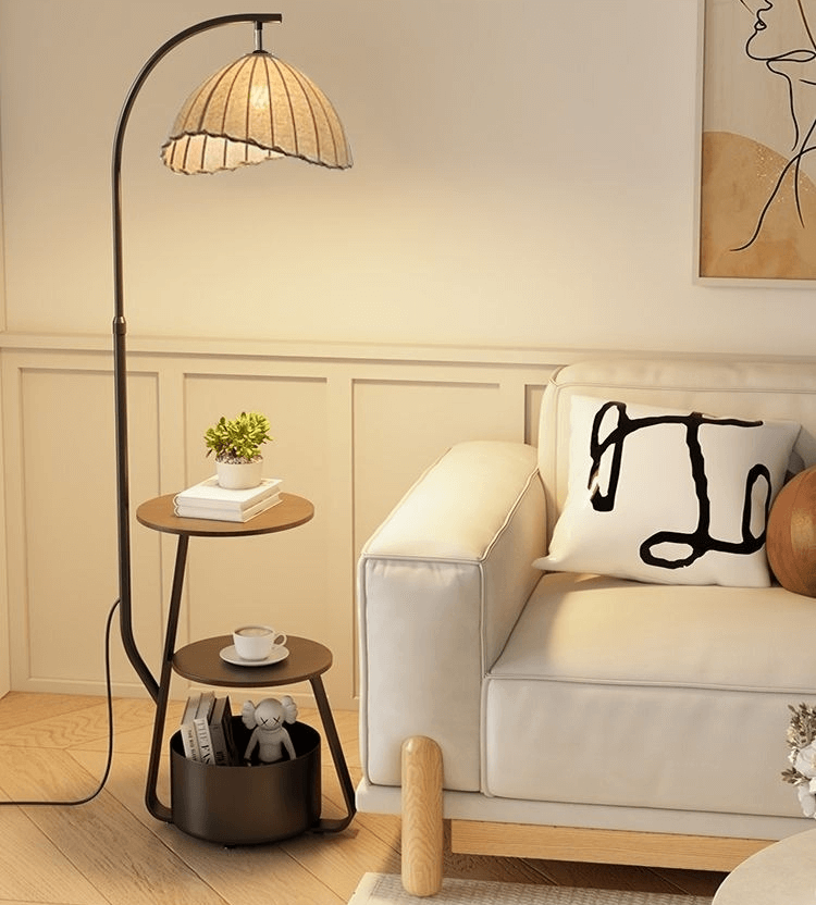 Moderne Japansk Sengebordslampe