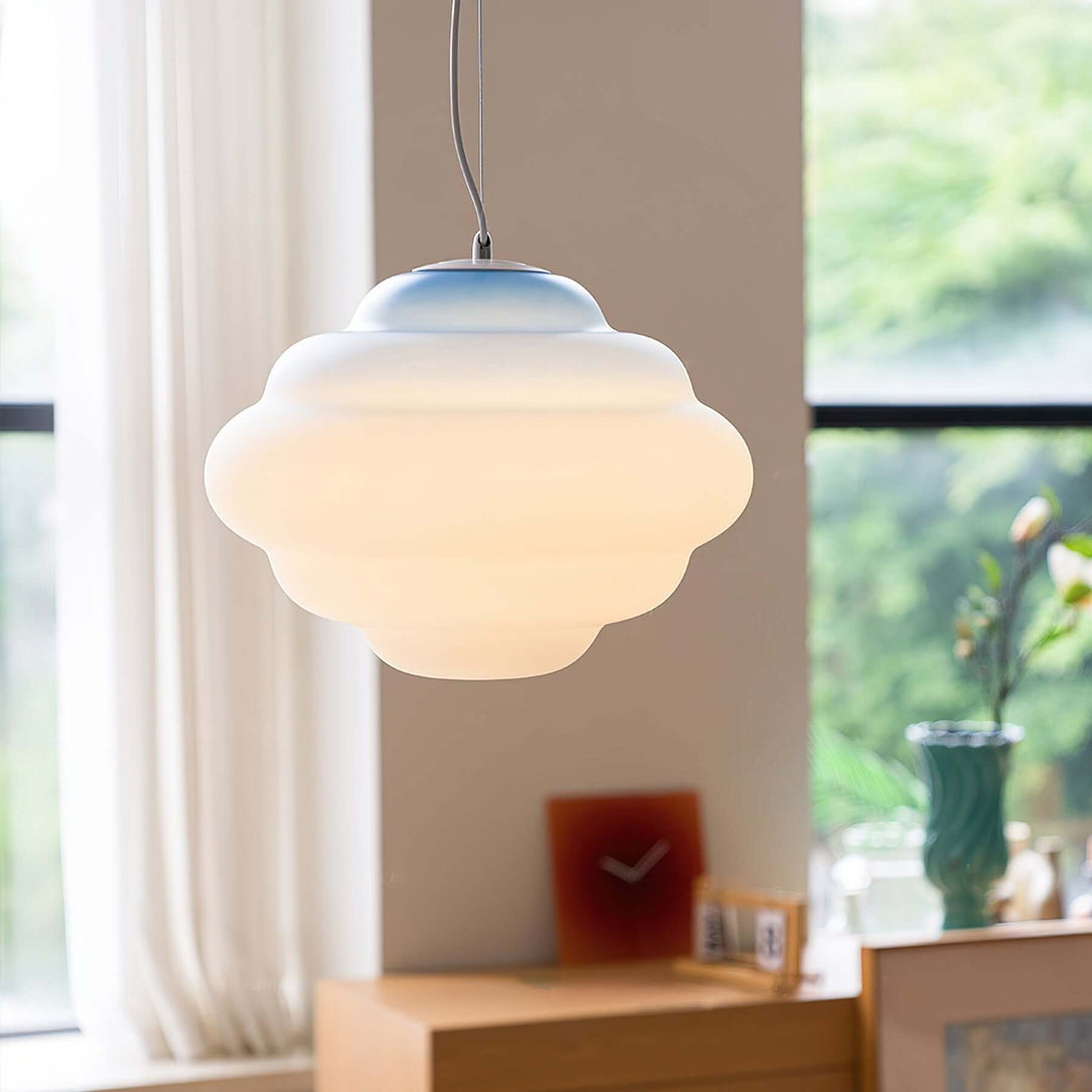 Moderne pendellampe med gradient farve