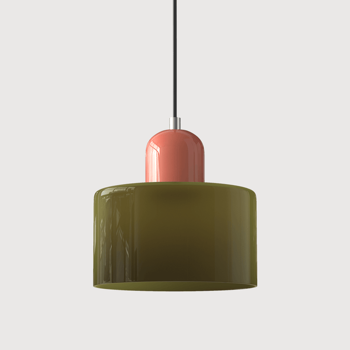 Moderni lasinen Bauhaus-tyylinen riippuvalaisin