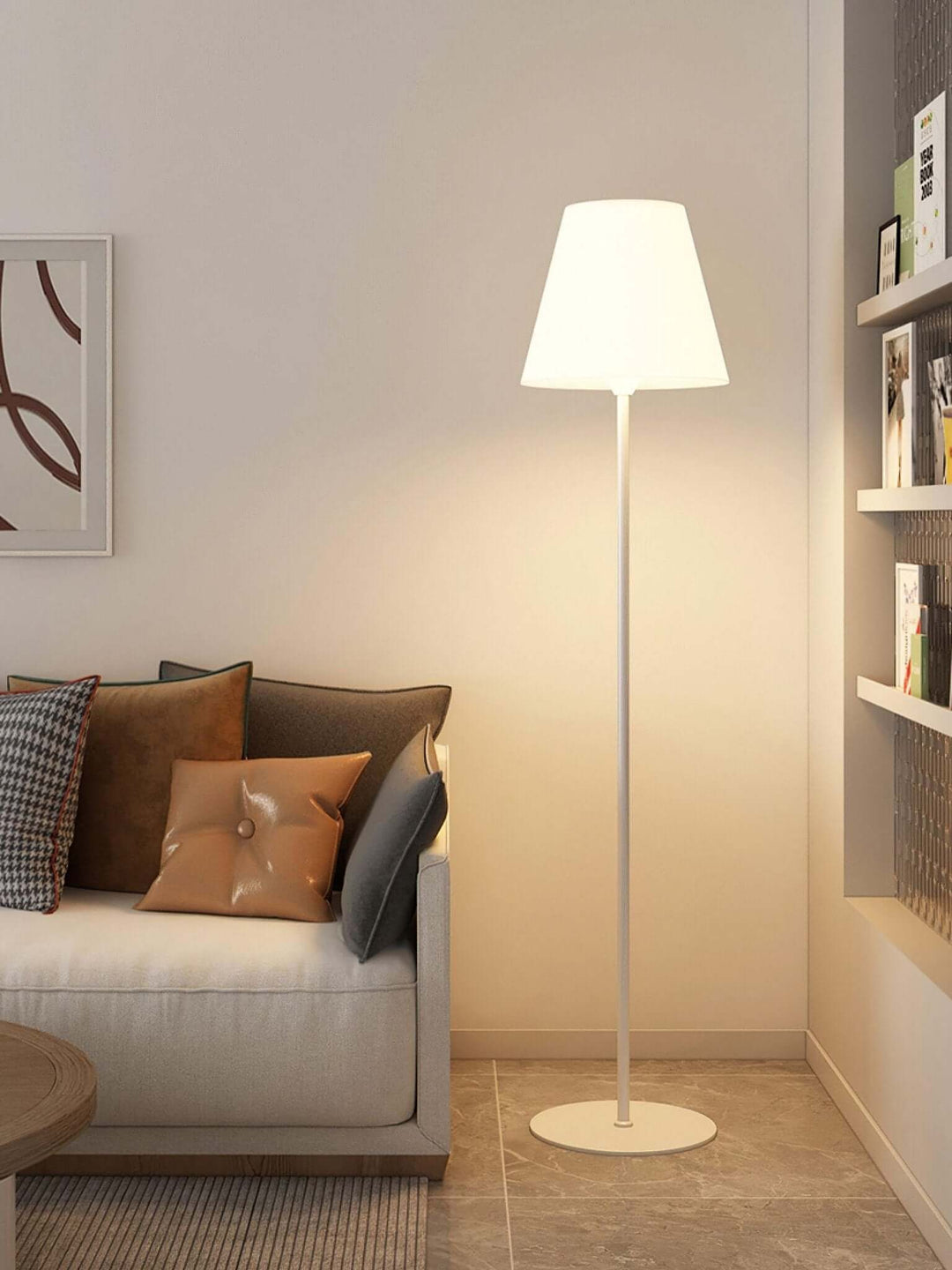 Moderne gulvlampe