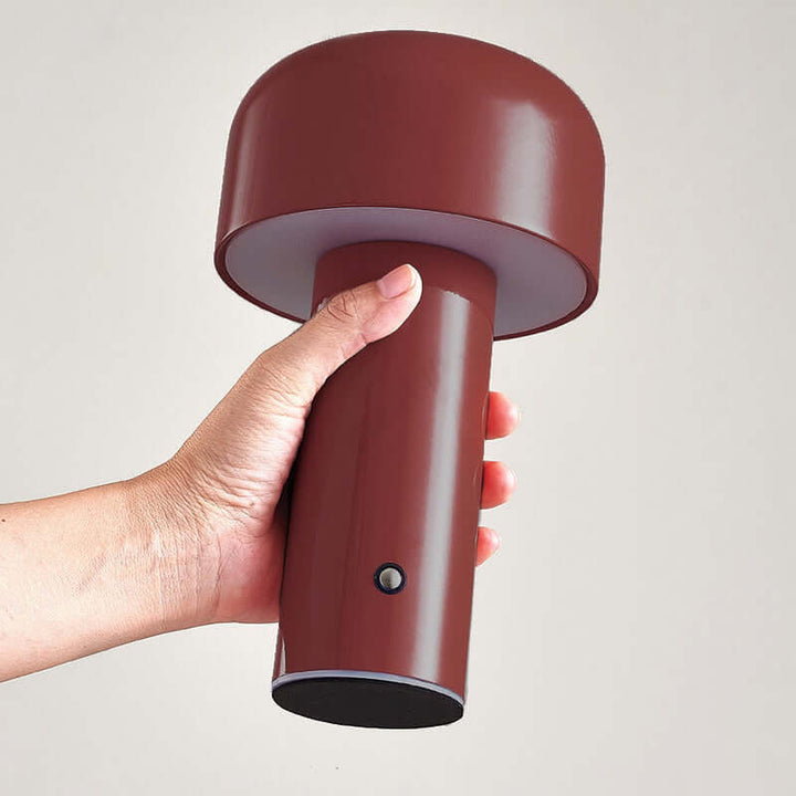 Trådløs bordlampe, italiensk champignon design