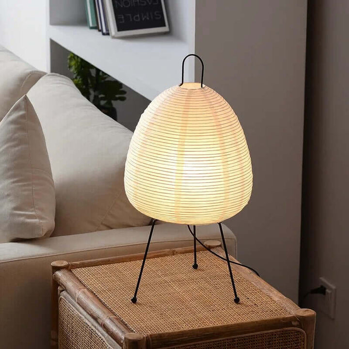 Japansk rispapir lampe