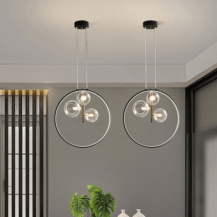 Moderne Glas-LED Hængelampe