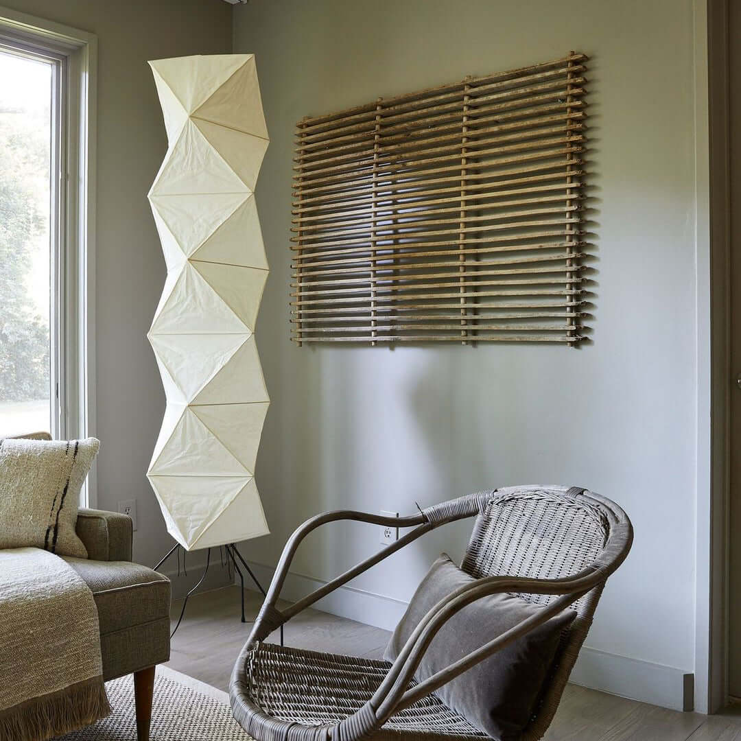Lampadaire En Papier De Riz