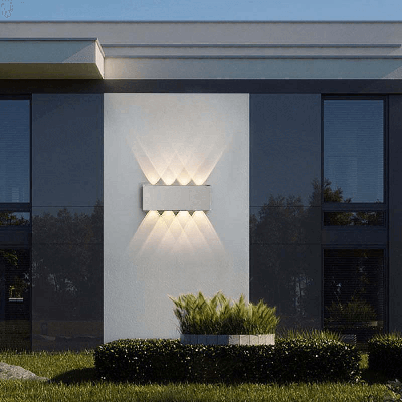 Udendørs LED-væglampe, Vandtæt Aluminium